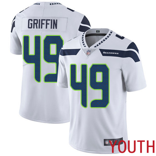 Seattle Seahawks Limited White Youth Shaquem Griffin Road Jersey NFL Football 49 Vapor Untouchable
